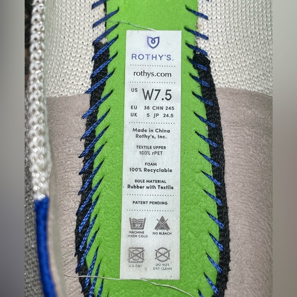 ROTHY’S Diamond Metallic Point Flats - Picture 6 of 11